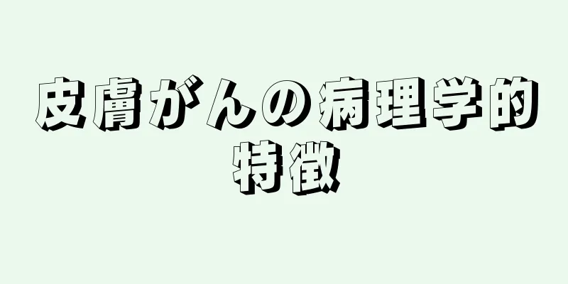 皮膚がんの病理学的特徴