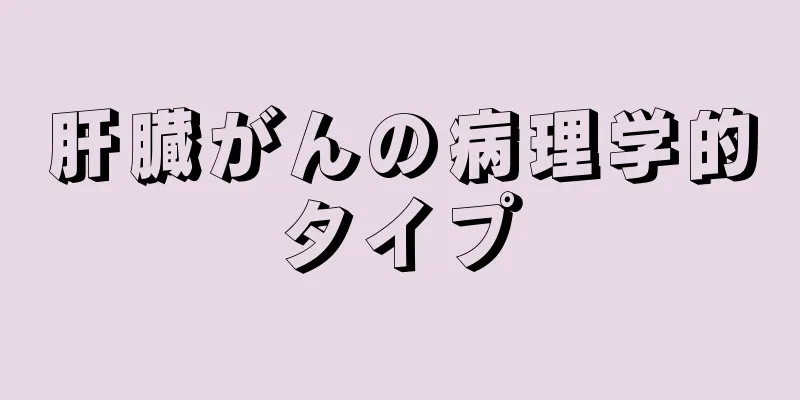 肝臓がんの病理学的タイプ
