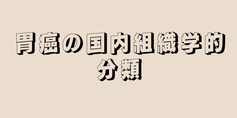 胃癌の国内組織学的分類