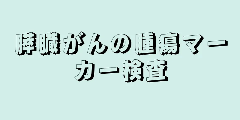 膵臓がんの腫瘍マーカー検査