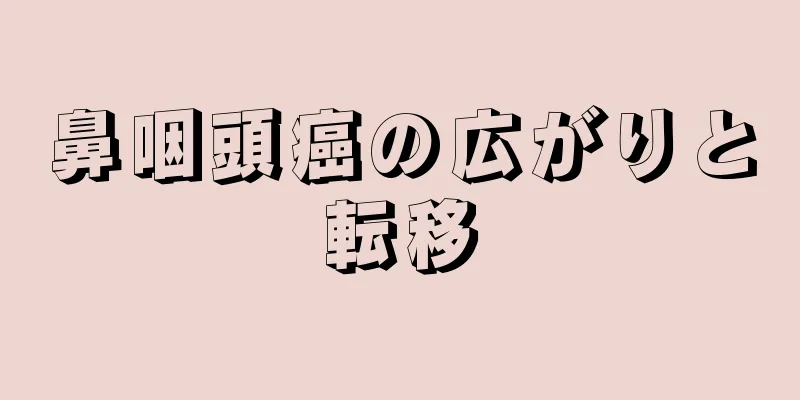 鼻咽頭癌の広がりと転移
