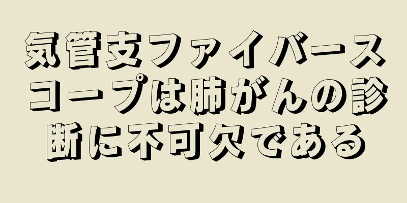 気管支ファイバースコープは肺がんの診断に不可欠である