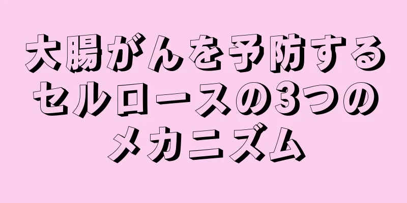 大腸がんを予防するセルロースの3つのメカニズム