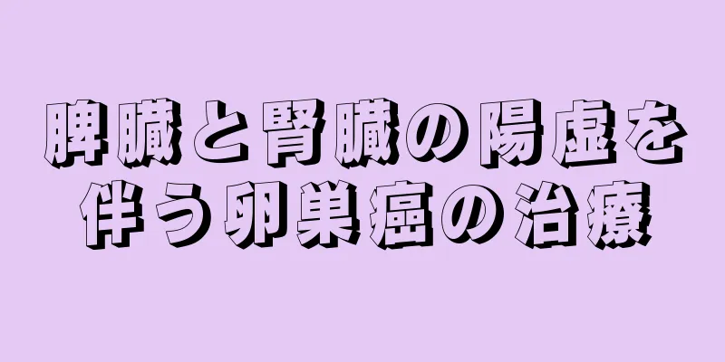 脾臓と腎臓の陽虚を伴う卵巣癌の治療