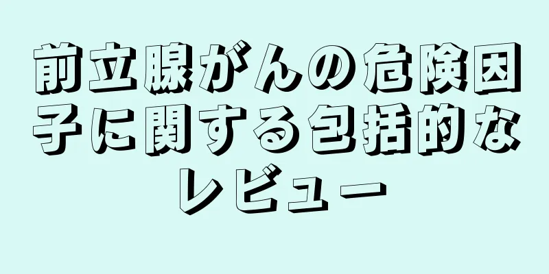 前立腺がんの危険因子に関する包括的なレビュー