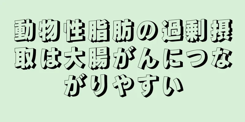 動物性脂肪の過剰摂取は大腸がんにつながりやすい