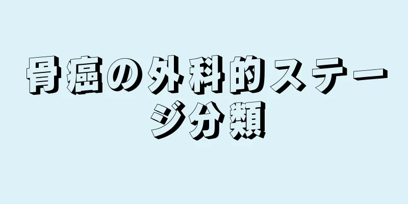 骨癌の外科的ステージ分類