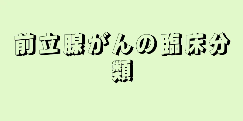 前立腺がんの臨床分類