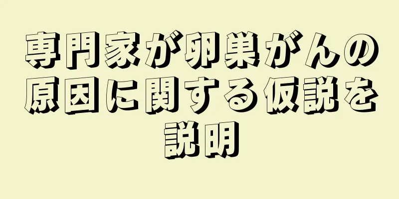 専門家が卵巣がんの原因に関する仮説を説明