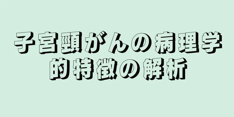 子宮頸がんの病理学的特徴の解析