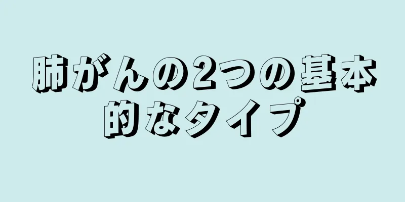 肺がんの2つの基本的なタイプ